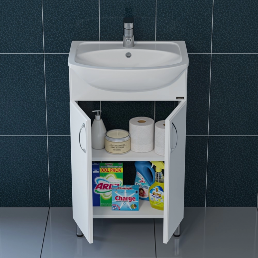 Тумба для умывальника напольная СаНта "Сити - 50.0"(под умывальник Уют 50)