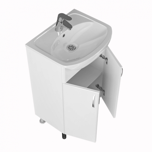 Тумба для умывальника напольная СаНта "Сити - 50.0"(под умывальник Уют 50)