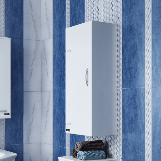 Шкаф навесной СаНта ПШ Стандарт 20х80 см, белый