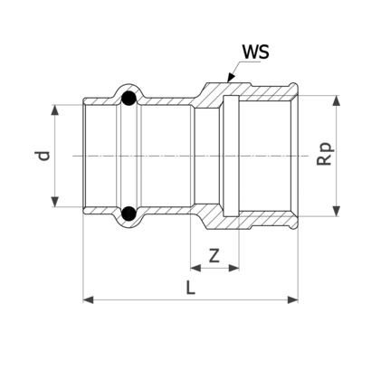 Viega Соединительный элемент Profipress G