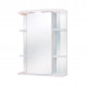 Зеркальный шкафчик Onika Глория 55 белый, правый, с подсветкой (205505)  (205505)