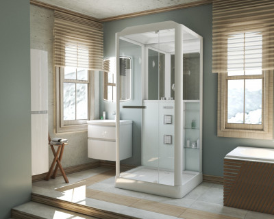 Душевая кабина GROSSMAN GR-126 100x90х225 см низкий поддон