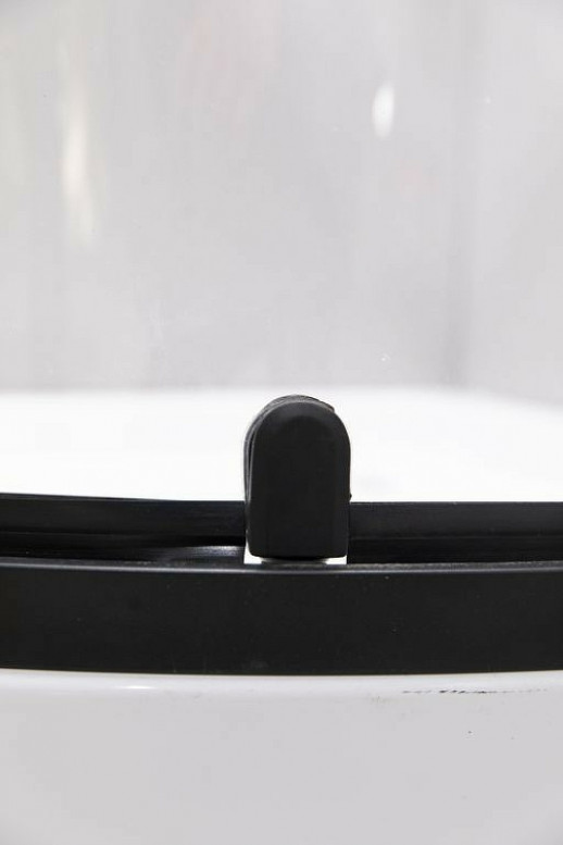 Душевой угол Esbano ESD-7025B 100x100 ESUGD7025B пр-ль черный матовый стекло прозрачное