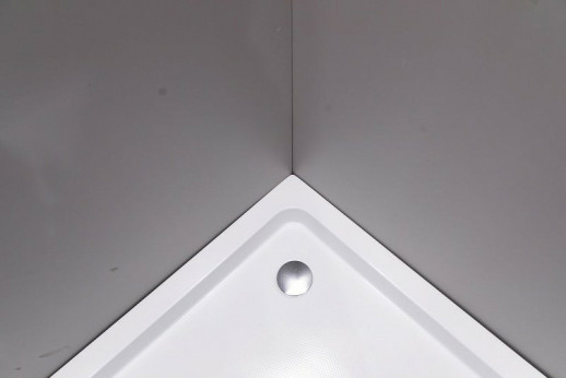 Душевой угол Esbano ESD-7025B 100x100 ESUGD7025B пр-ль черный матовый стекло прозрачное