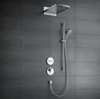 Запорно-переключающий вентиль (дивертор) Hansgrohe ShowerSelect S 15745000 (хром)