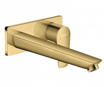 Настенный смеситель для раковины Hansgrohe Talis E 71734990 (золото)