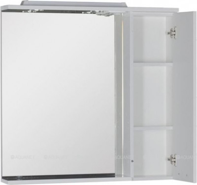 Зеркало-шкаф в ванную Aquanet Сити 90 L белый (00158577)