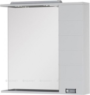 Зеркало-шкаф в ванную Aquanet Сити 90 L белый (00158577)