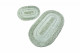 Комплект ковриков для ванной Primanova (2 предмета) 60х100 см и 50х60 см. MACARONI мятный, DR-63016  (DR-63016)