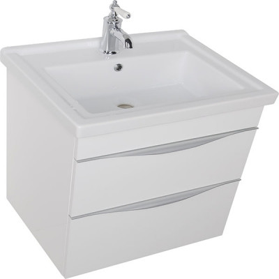Тумба под раковину Aquanet Эвора 80 184937 подвесная белая