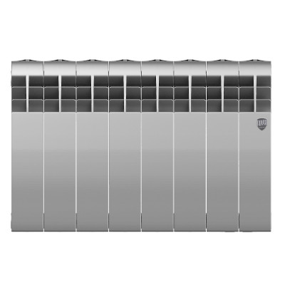 Радиатор Royal Thermo BiLiner 350 /Silver Satin - 8 секций (RTBSS35008)