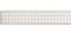Решетка для дренажного желоба 75 мм, оцинкованная сталь AlcaPlast ADZ-R103  (ADZ-R103)