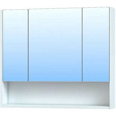 Зеркальный шкафчик в ванную Vigo Urban 80 zsh.URB.80 белый прямоугольное