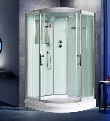 Душевая кабина WeltWasser WW500 Emmer 11015-2 110x110 10000004651 профиль хром стекло прозрачное