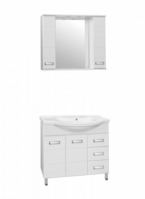 Комплект мебели для ванной Style Line Ирис 100 белый