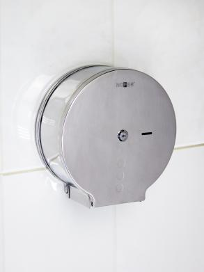 Диспенсер туалетной бумаги NOFER Inox 05006.В, сталь/глянец