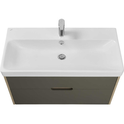 Тумба под раковину Aquaton Оливия 90 1A254401OLUG0 подвесная грей дуб ойстер