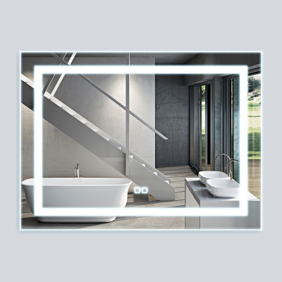 Зеркало в ванную Vincea LED VLM-2C100 1000х800 сенсорный выкл диммер прямоугольное