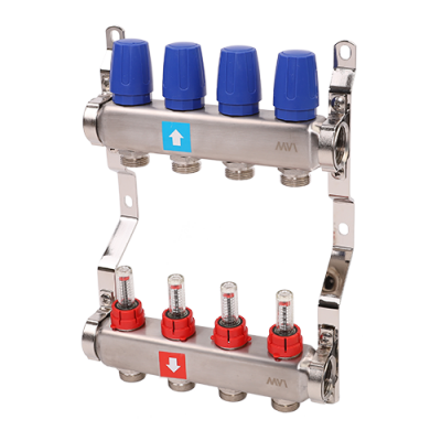 Коллектор с расходомерами MVI, 4 выхода MS.504.06