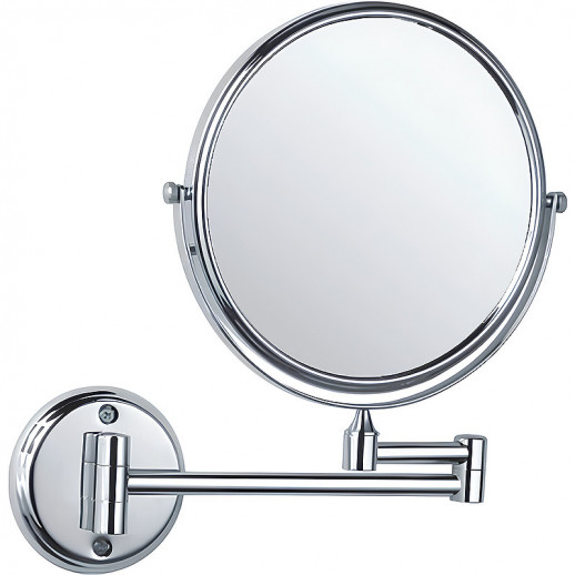 Косметическое зеркало Haiba HB6108 с увеличением (металл стекло) хром