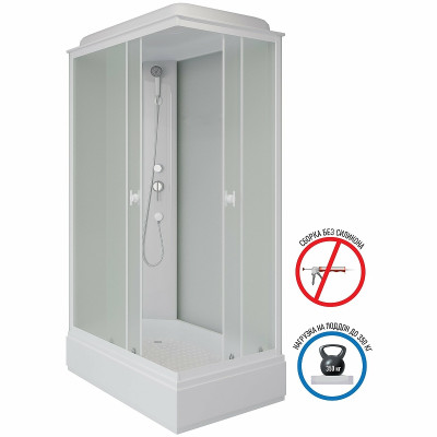 Душевая кабина Niagara Promo 120x90 P120/90/26Q/MT прямоугольная