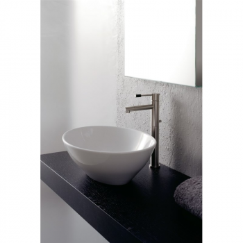 Раковина накладная Scarabeo Ovo 8011 41х33,5 см, белый