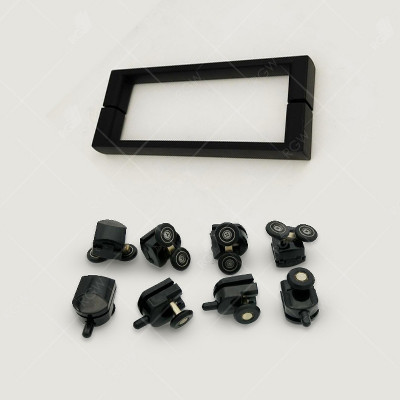 Душевой уголок RGW Classic CL-48B 150x100 32094805-014 черный стекло прозрачное прямоугольный