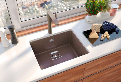 Мойка для кухни Alveus Granital+ Quadrix 50 Arctic G11 560x460x200 1128394 белая ис-ный гранит прямоугольная
