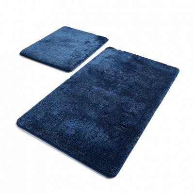 Набор ковриков для ванной Primanova HAVAI 50х80/40х50 см акрил синий (DR-63014)
