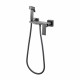 Гигиенический душ со смесителем Haiba HB5517-3, оружейная сталь  (HB5517-3)