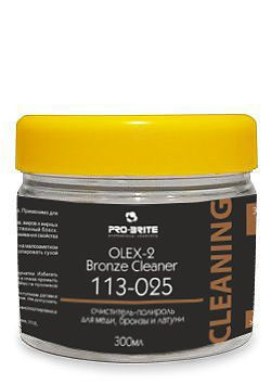 Pro-brite 113-02 OLEX-2 Bronze Cleaner очиститель-полироль для меди, бронзы и латуни (распродажа)