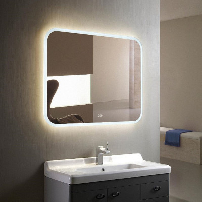 Зеркало в ванную Silver Mirrors Stiv 100 ФР-00001937 с подсветкой с сенсорным выключателем и подогревом