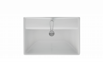 Мебельный умывальник Dreja Q70 см, белая керамика