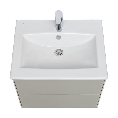 Тумба под раковину Aquaton Сохо 60 1A258001AJ9A0 подвесная слэйт галька серая