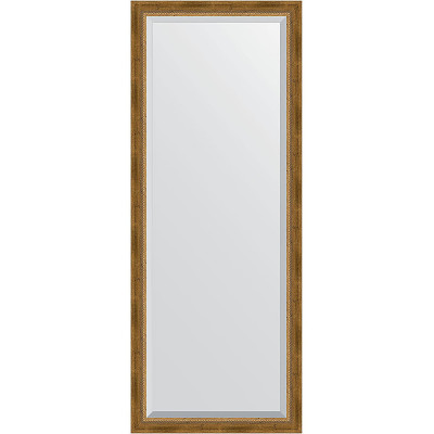 Зеркало напольное Evoform Exclusive Floor 198х78 BY 6103 с фацетом в багетной раме Состаренная бронза с плетением 70 мм