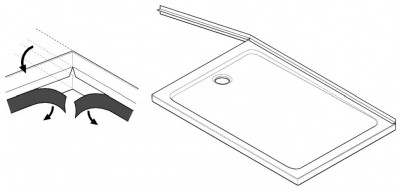 Герметичная прокладка по периметру для душевых поддонов JACOB DELAFON (E62500-00)