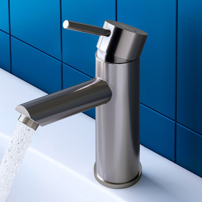 Смеситель для раковины Dorff Logic D3002100SS нерж сталь однорычажный