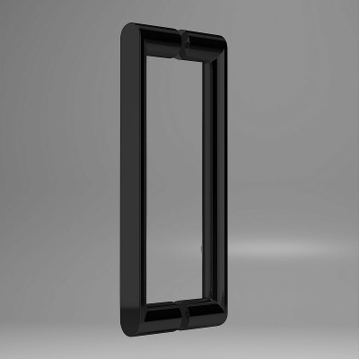 Душевая дверь Vincea Dice 110 VDS-4D110CLB пр-ль черный стекло прозрачное