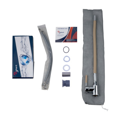 Смеситель для кухни Plstart PG54022B22, хром/бежевый