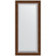 Зеркало настенное Evoform Exclusive 112х52 BY 1147 с фацетом в багетной раме Орех 65 мм  (BY 1147)