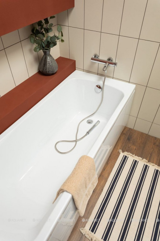 Акриловая ванна Aquanet Roma 170x70 пристенная прямоугольная (00204028)