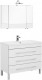 Комплект мебели для ванной Aquanet Верона NEW 100 белый напольный 3 ящика (00230322)  (00230322)