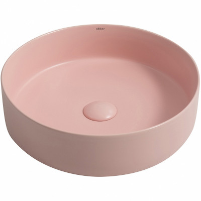 Раковина-чаша Abber Bequem 40 AC2109MP розовая матовая круглая