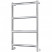 Электрический полотенцесушитель Margaroli Sereno 500x867мм лесенка латунь хром (55824704CRNB)
