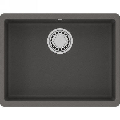 Мойка для кухни Lemark Sinara 540-U 9910077 серый шелк кварцгранит прямоугольная