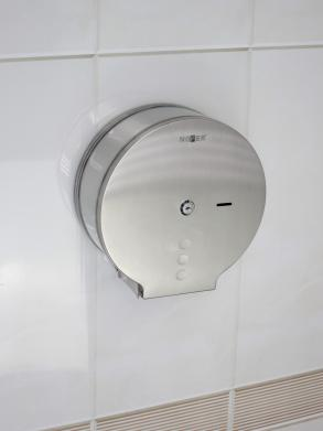 Диспенсер туалетной бумаги NOFER Inox 05006.S, сталь/матовый