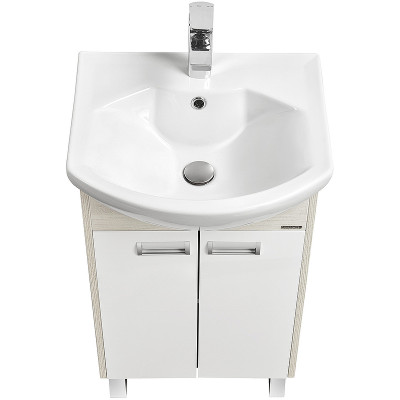 Тумба под раковину Aquaton Бекка PRO 50 1A210801BAC20 белый дуб сомерсет