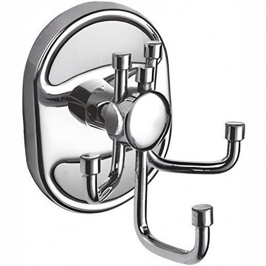 Тройной крючок Haiba HB1905-3 (металл) хром