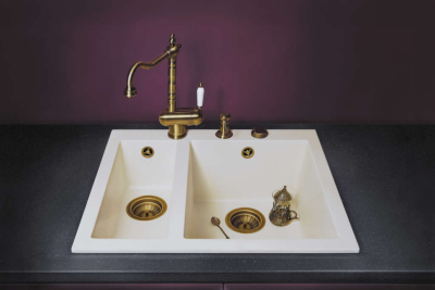 Мойка OMOIKIRI BOSEN 59-2-BE Tetogranit ваниль прямоугольная 590x500 (4993150)