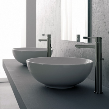 Раковина накладная Scarabeo Sfera 8009 39,5x39,5 см, белый